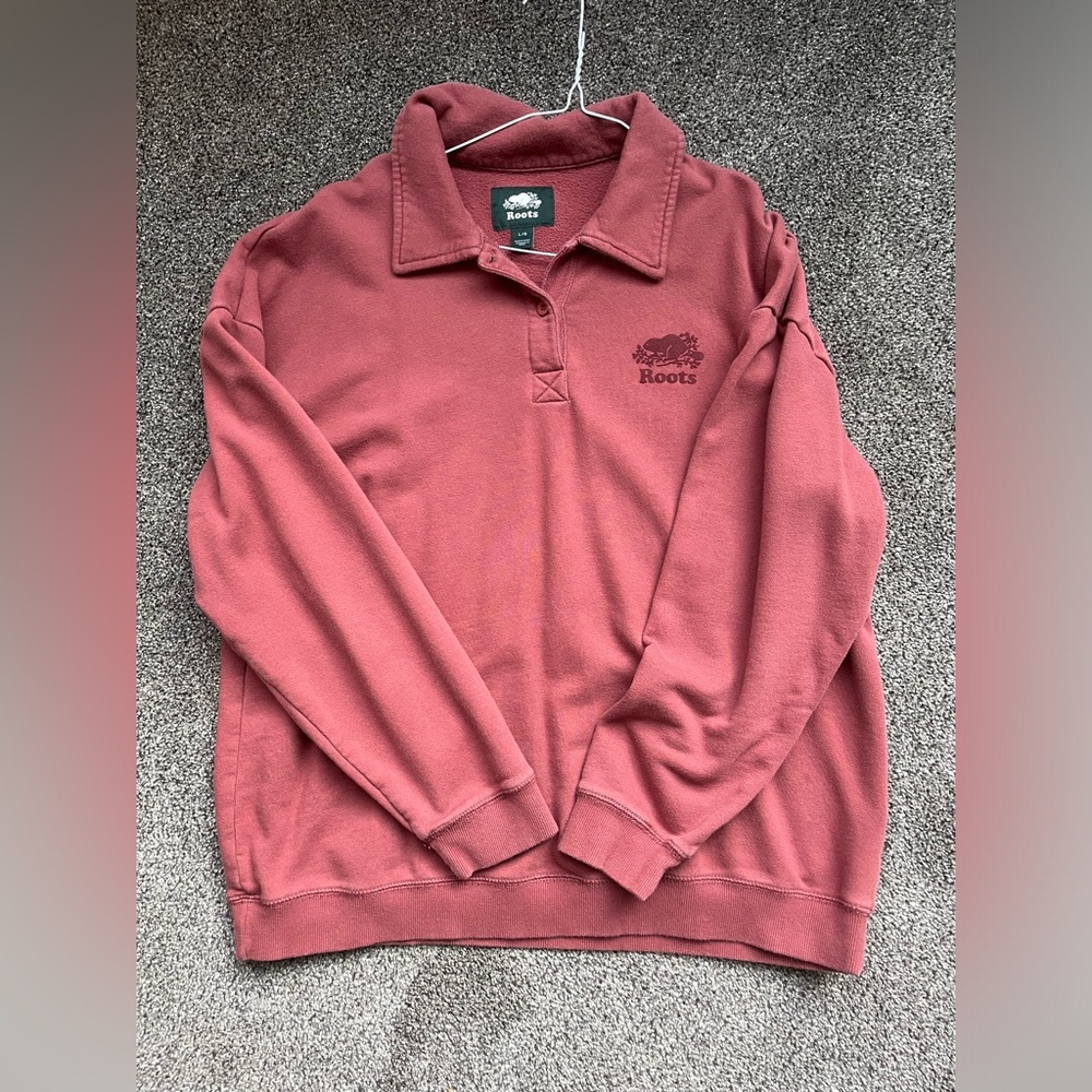 Roots Women's Sweater in Maroon